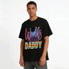 World's Coolest Daddy Print Casual Short Sleeve T-Shirt For Dad Pure Cotton T-shirt