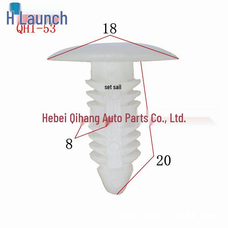 

Nylon Decorative Car Plastic Fasteners - Christmas Tree Push Clips for 6mm & 8mm Holes