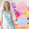 New Bridal Veil Shoulder Straps 2-Piece Embroidered Bride To Be A Wedding Stag Party Accessories