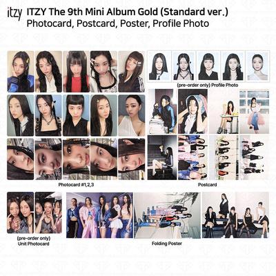 9. Minialbum Gold Standard Version offizielle Fotokarte Postkarte Poster Kpop