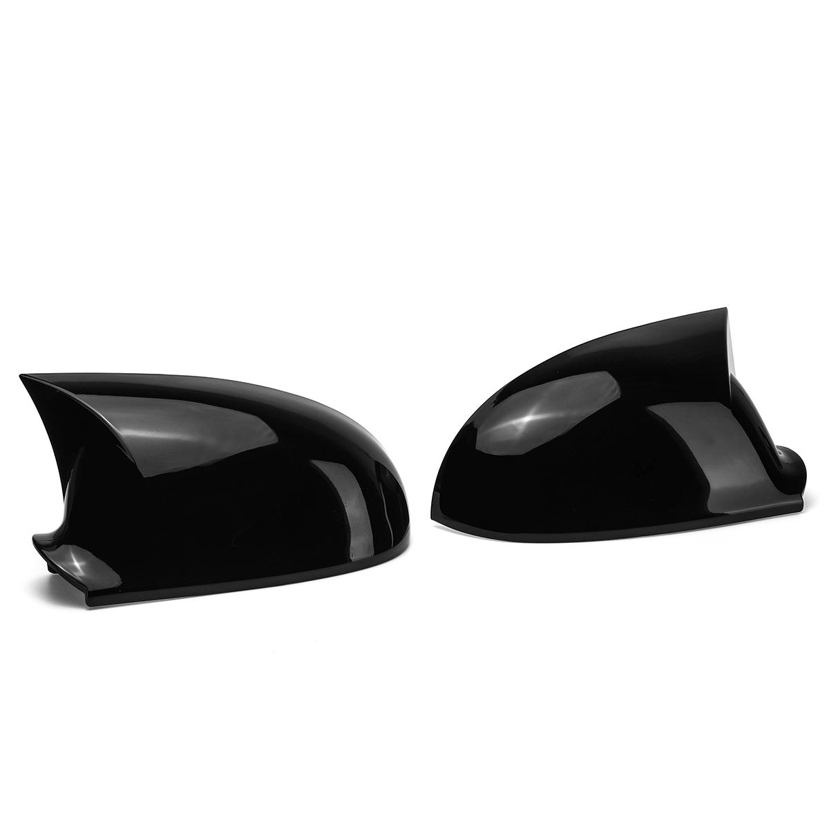 

Глянцево-черная пара накладок на зеркала заднего вида, крышки боковых зеркал для Volkswagen Golf 5 MK5 GTI Jetta 5 2003-2009