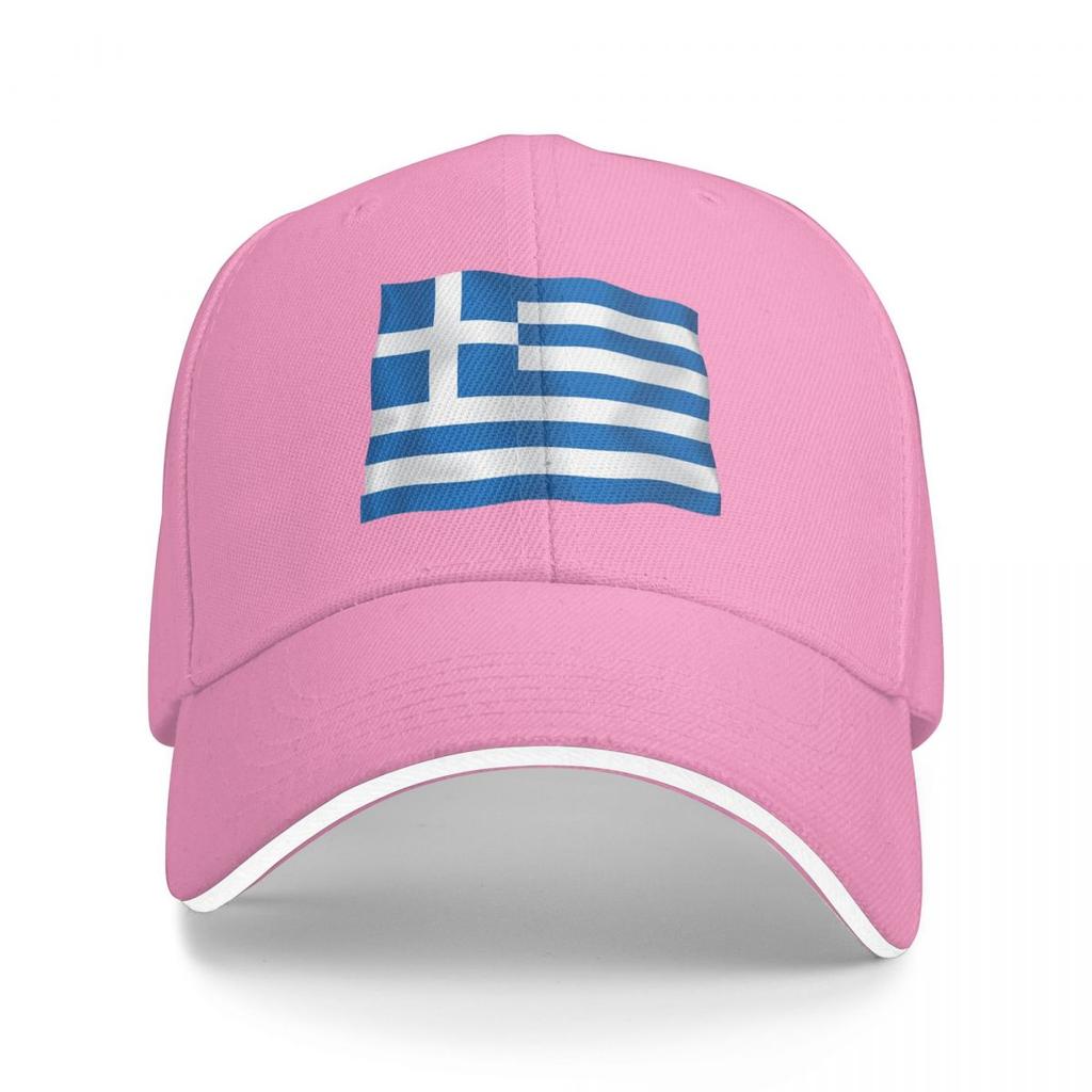 Wappen Griechenlands Länderflagge Team Baseballkappen Snapback Baseballmützen Atmungsaktiv Lässig Kappe Outdoor für Männer und Frauen