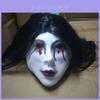 Maska Horrorowa NPC Lateks Długie Włosy Zakrwawiona Sadako Cosplay Na Halloween I Imprezy Kostiumowe