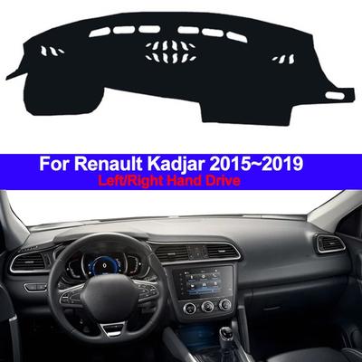 Pokrywa deski rozdzielczej samochodu mata na deskę rozdzielczą osłona przeciwsłoneczna dywanik dla Renault Kadjar 2015 2016 2017 2018 2019