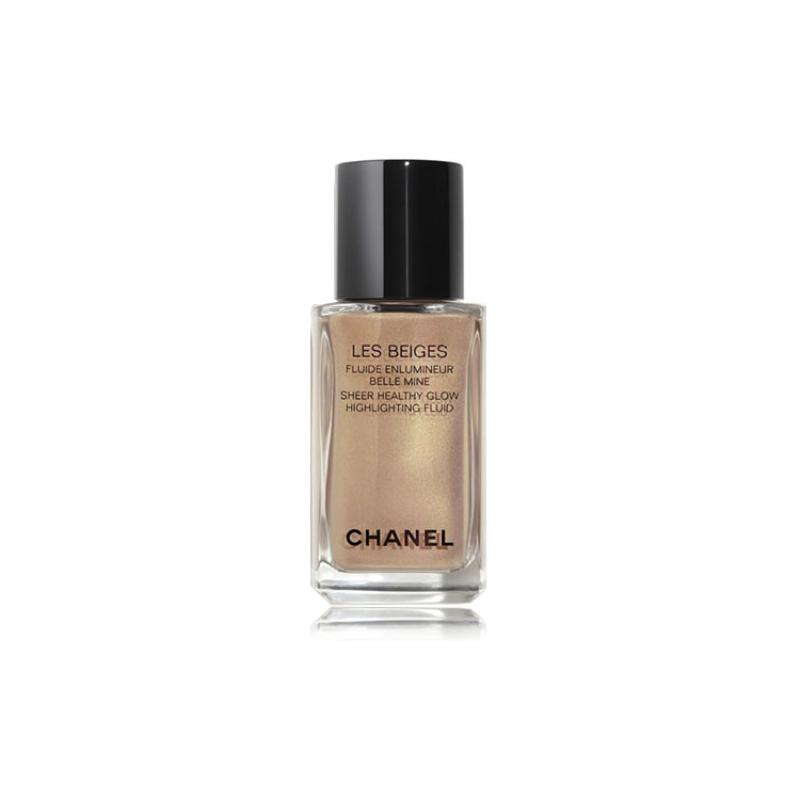 CHANEL Les Beiges Highlighting Fluid Sheer Fluid Highlighter For A Luminous Healthy Glow. For Face And Body 30ml #sunkissed