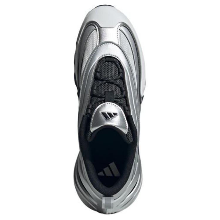 Adidas Wonder Runner Turbo Comfortable Versatile Durable Low-Top Training Long-Distance Urban Commuting Running Shoes Unisex Sneakers Silver JR3193