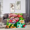 Niedliche S-Erdbeer-S-Shortcake-Decke Hautfreundlicher Komfort Warm Weich Plüschdecke Geeignet Sofa Wohnzimmer Büro Schlafzimmer