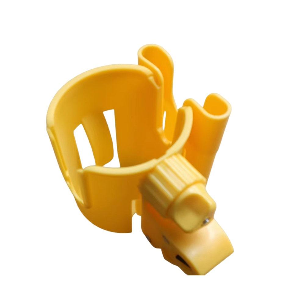 Quick Release Stroller Water Bottle Organizer with Phone Holder Trolley Drinks Holder  Wheelchair жёлтый