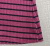2025 Euro Beach Off-Shoulder Striped Knit Dress
