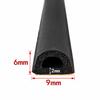 EPDM Foam D-Shaped Self-Adhesive Weatherstrip for Door and Window Gaps
