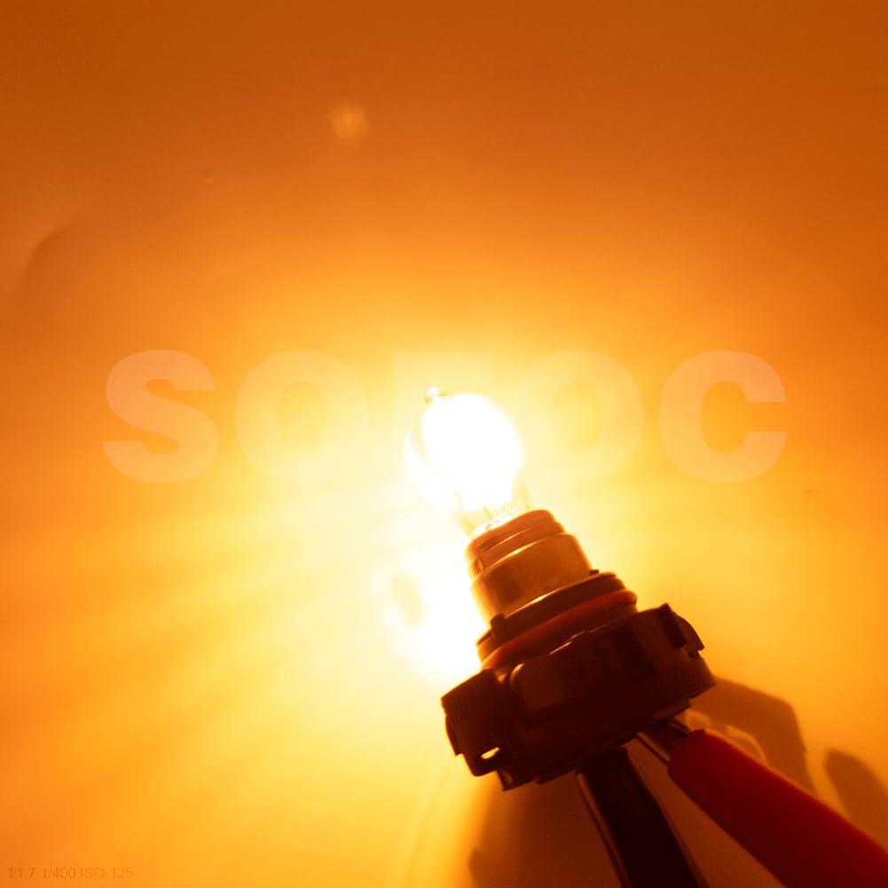 SOFOC PS19W Auto Denní Světlo Poziční Světlo Mlhové Světlo Směrové Světlo 5201 5202 19W Oranžové 2 Kusy