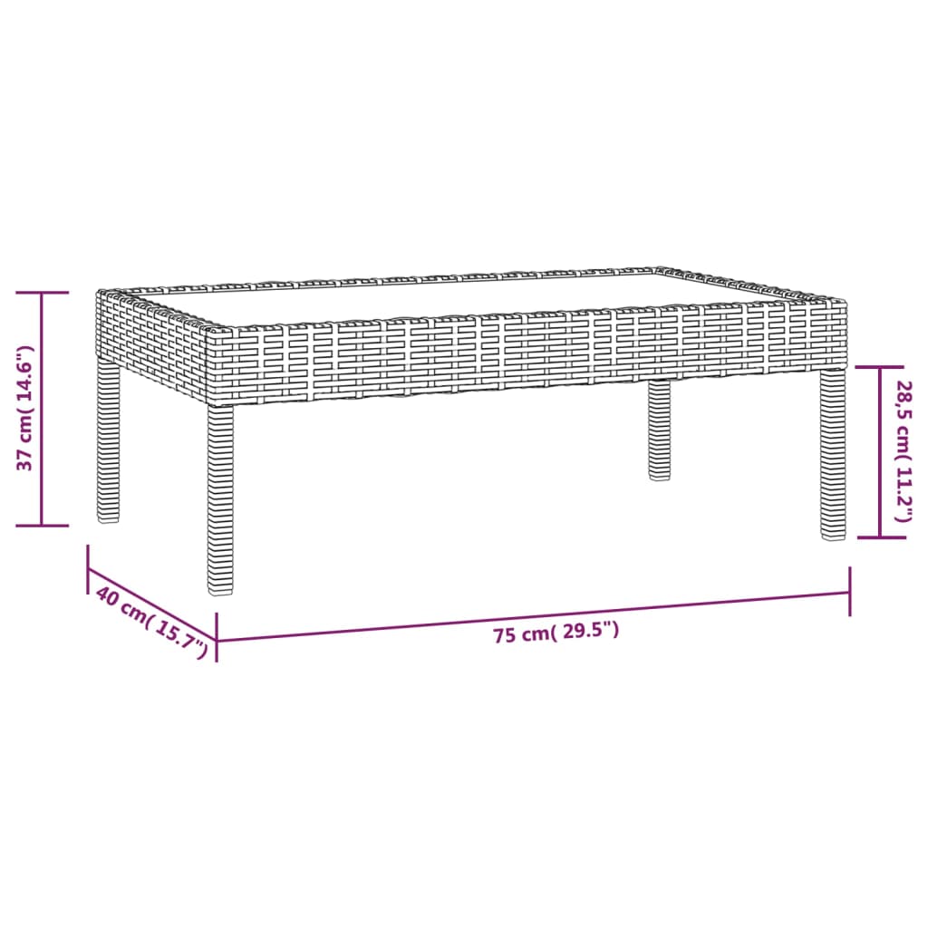 8 piece garden lounge set with cushions poly rattan gray