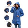 Giacche da donna in stile europeo e americano per l'autunno/inverno: Impermeabile, Con cappuccio, Capispalla/impermeabili casual
