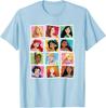 Hot Fashion Casual Disney Princess Photos Portrait Picture Collection T-Shirt S-4XL Four Seasons