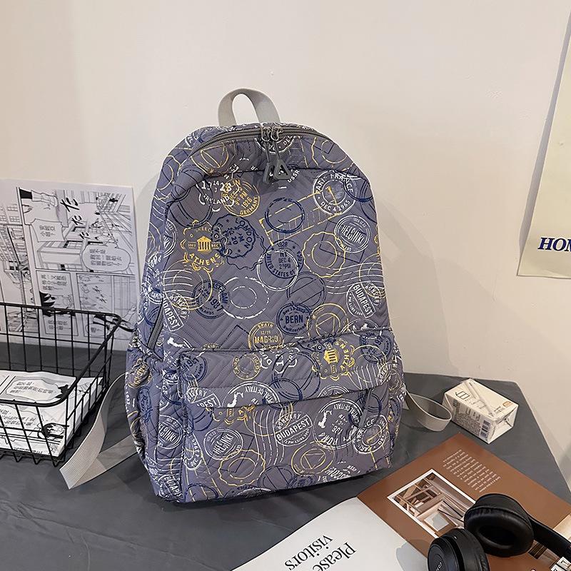 Schoolbag spring trend new large capacity simple small fresh backpack leisure student backpack outdoor travel backpack