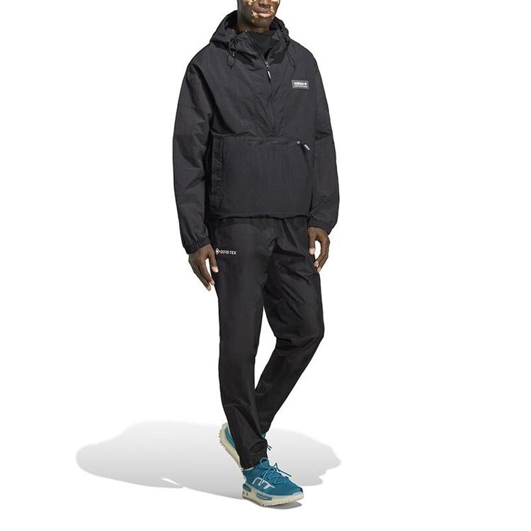 adidas Adventure Premium Windbreaker 'Black' Men's IC5641
