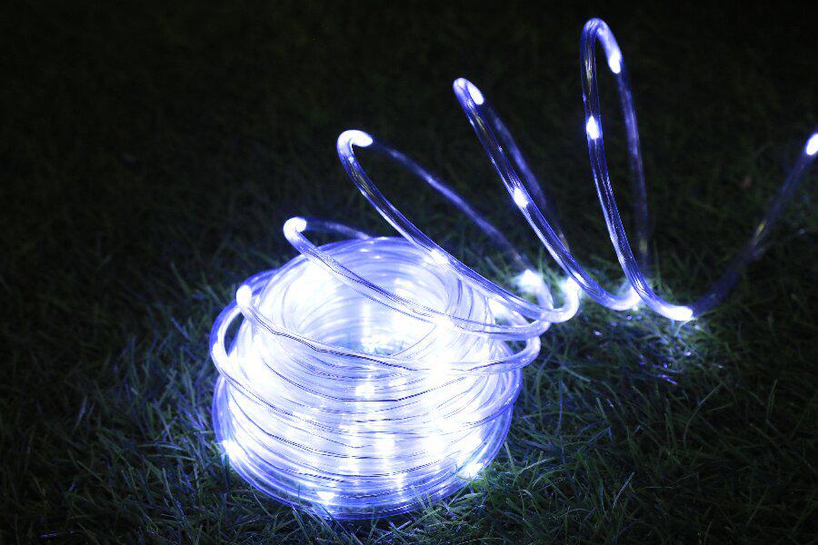 Waterproof Solar LED Copper String Lights - Outdoor Christmas Courtyard & Decorative Luminous Tube Lights