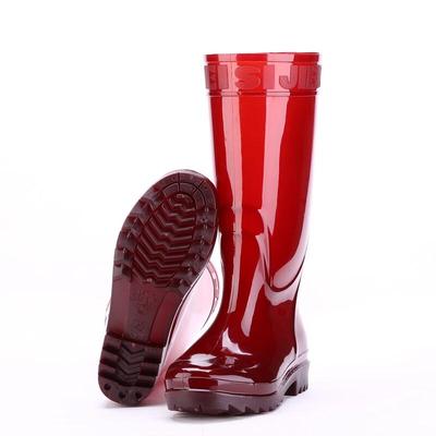 Bottes de pluie hautes antidérapantes en PVC pour hommes