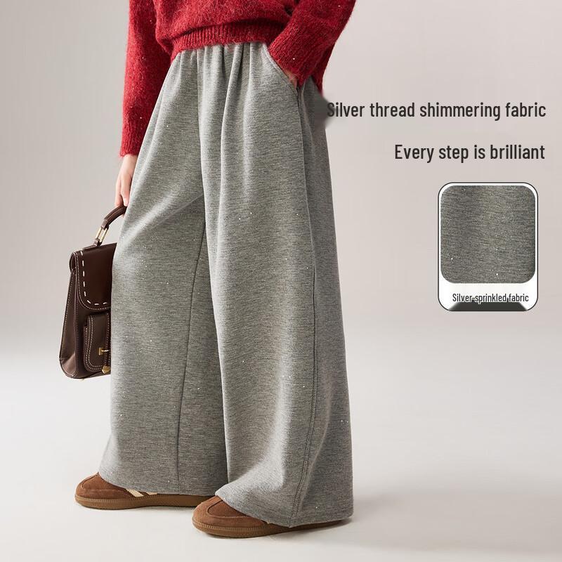 

ASK JUNIOR Girls Winter Plush Straight-Leg Casual Pants 170