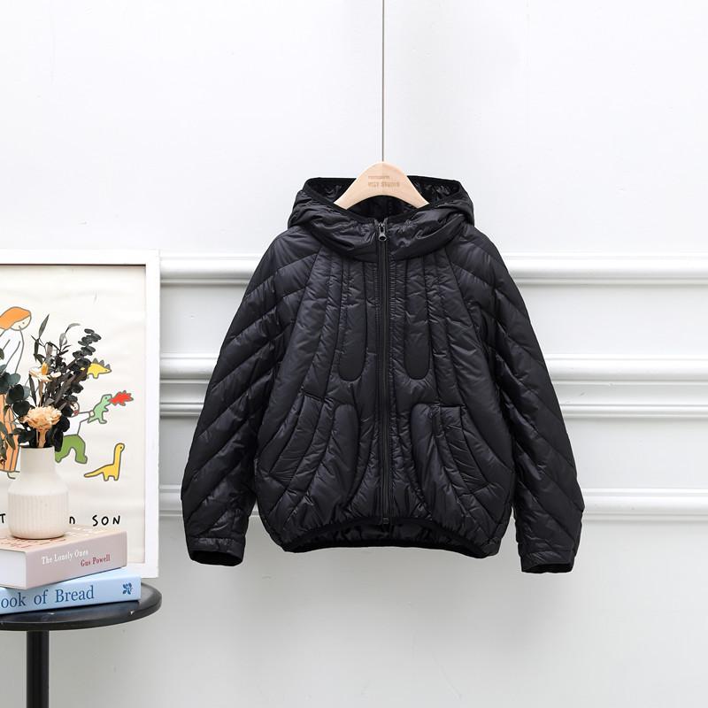 Copii Imbracaminte exterioara de puf pentru copii Haine de iarna Adolescente Fete Parka Captusita din bumbac Paltoane Se ingroasa Print cald Jachete casual