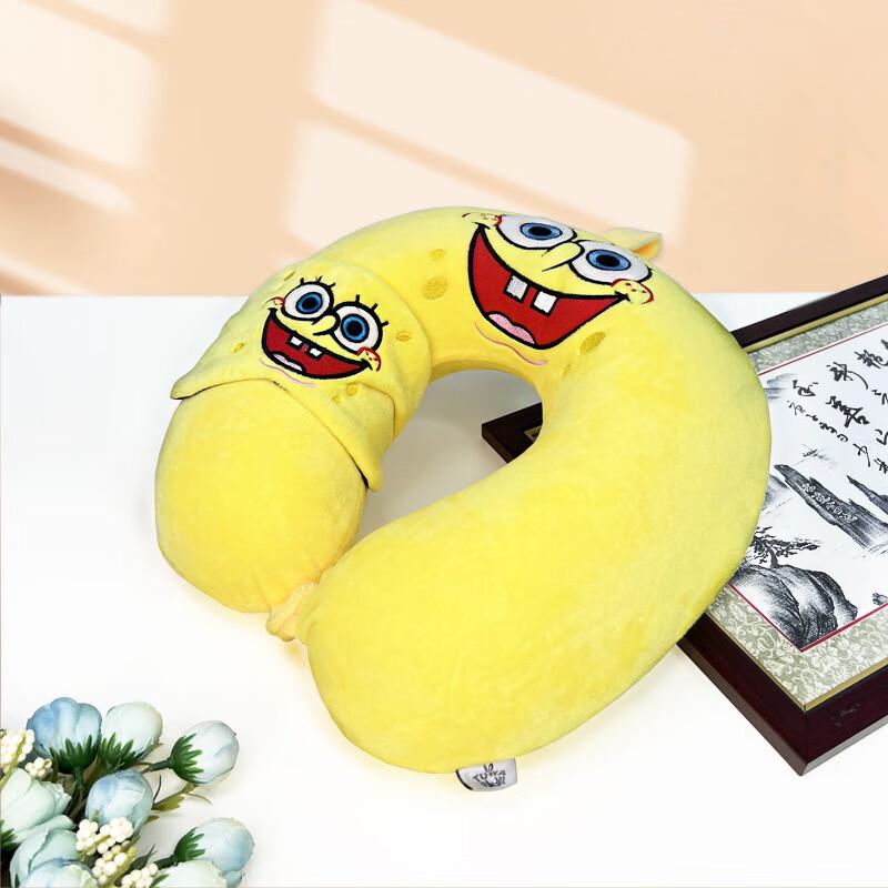 OEING Cartoon Memory Foam U-Shaped Travel Neck Pillow