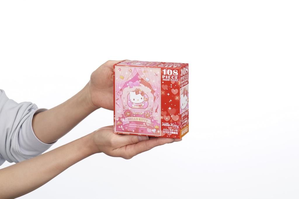[Made in Japan] Beverly 108-Piece Jigsaw Puzzle: Hello Kitty's Sparkling Ball (18.2 x 25.7 cm) 108-211