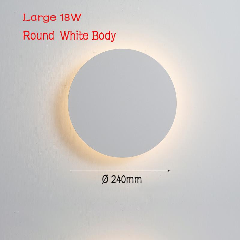 Indoor LED Wall Lamp Living Room Decoration Wall Light Home Lighting Aluminum Wall Lamp Fixture Loft Stair Light AC85-265V