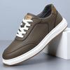 Men's shoes 2025 spring new fashion lace-up casual board shoes men's youth low-top white shoes 2025