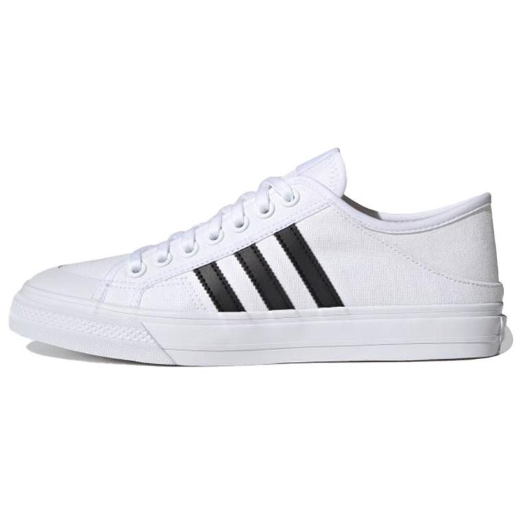 adidas Collapsible Nizza Low White Black Men s H67375