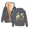 Men's And Women's Fashion The Same Coat With Fleece Thick Hoodie Hoodie Cardigan