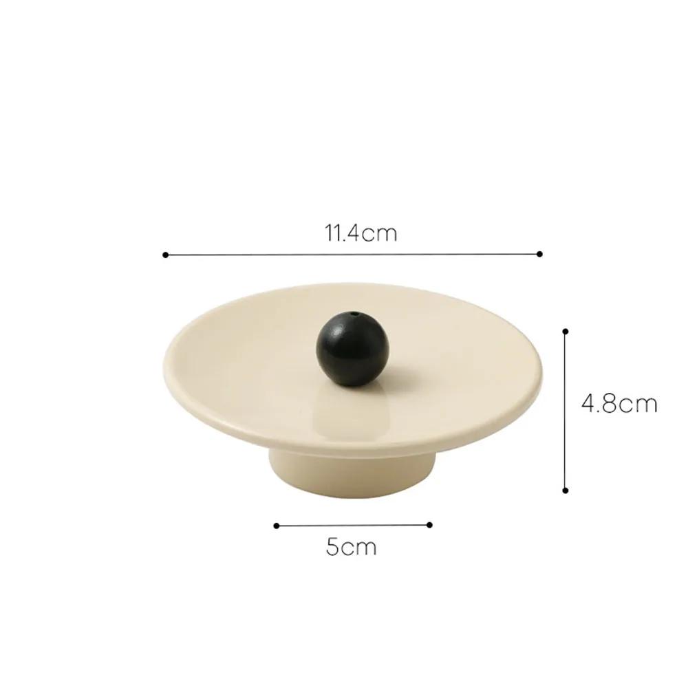 1PC Incense Burner Stick Holder Line Incense Plate Sandalwood Coil Base Temples Yoga Studios Home Decoration