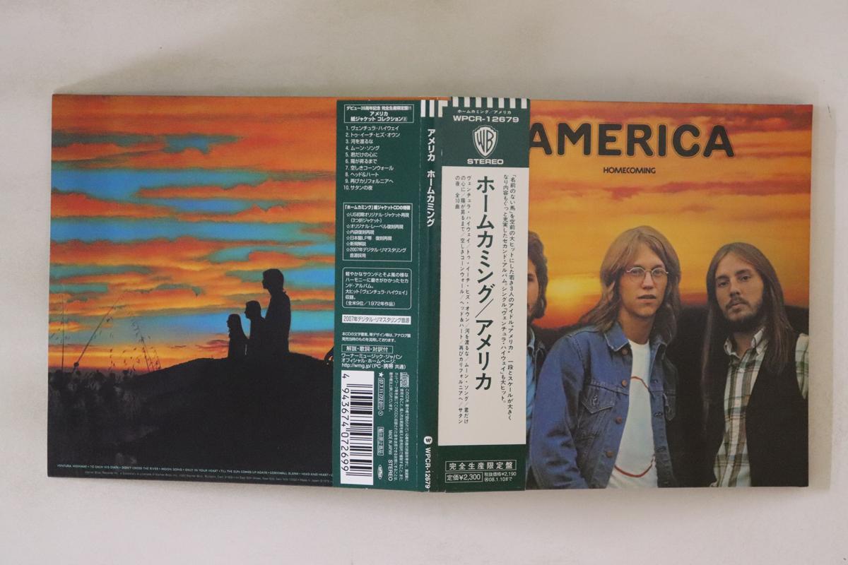 

CD AMERICA - Homecoming WPCR12679 Warner Bros. Re 2007 Japan Obi Rock Used