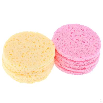 10pcs Soft Deep Pores Cleansing Puff Facial Washing Sponge Makeup
