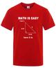 Unisexs HighQuality Casual Fun Math Pattern Loose RoundNeck TShirt Unisexs ShortSleeved TShirt Unisexs Shirt