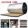 Car Sound Deadener Mat Noise Bonnet Insulation Deadening for Hood Engine Sticker Aluminum fiber, Sound-absorbing cotton