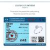 BAMOER 0.8CT Round Moissanite 14K Gold Plated Ring for Women D Color VVS1 EX Lab Diamond Engagement 925 Sterling Silver Ring