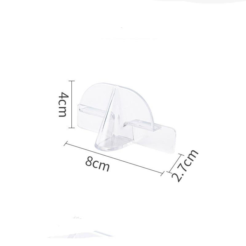 5/10Pcs Glasses Holder Transparent Wall-Mounted Storage Rack Simple Installation Wall Hook Self-Adhesive Sunglasses Storage