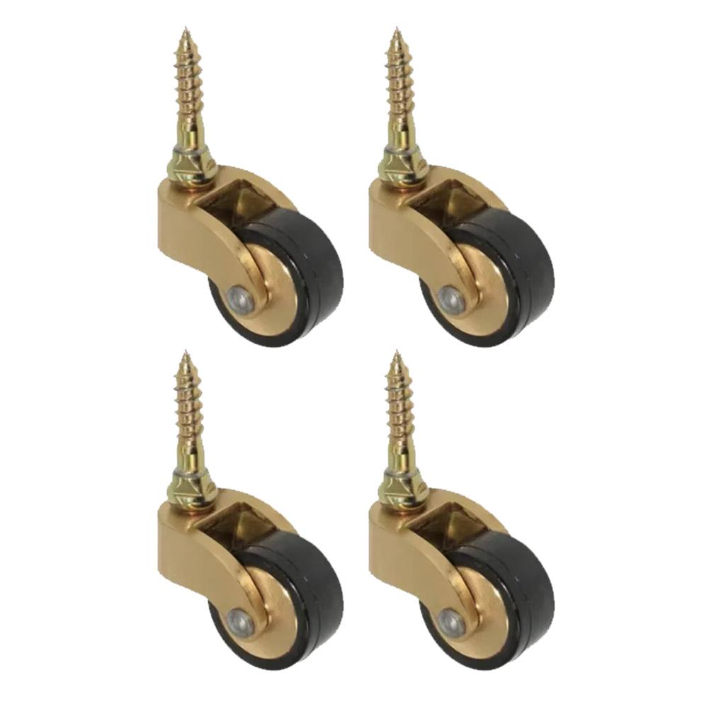 Kółka do mebli Kółka mosiężne Cichy ruch Łatwa mobilność w ciasnych przestrzeniach Solidna konstrukcja nośna