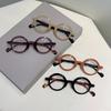 Vintage Round Glasses Men  New Fashion Blue Light Blocking Optical Frames Women Trendy Brand Design Decor Eyeglasses