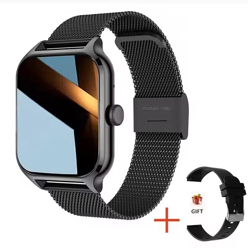 Smart Watch  New 2.01 Inch Full Touch Screen Heart Rate Tracker Bluetooth Call Sport Smartwatch For Men Women