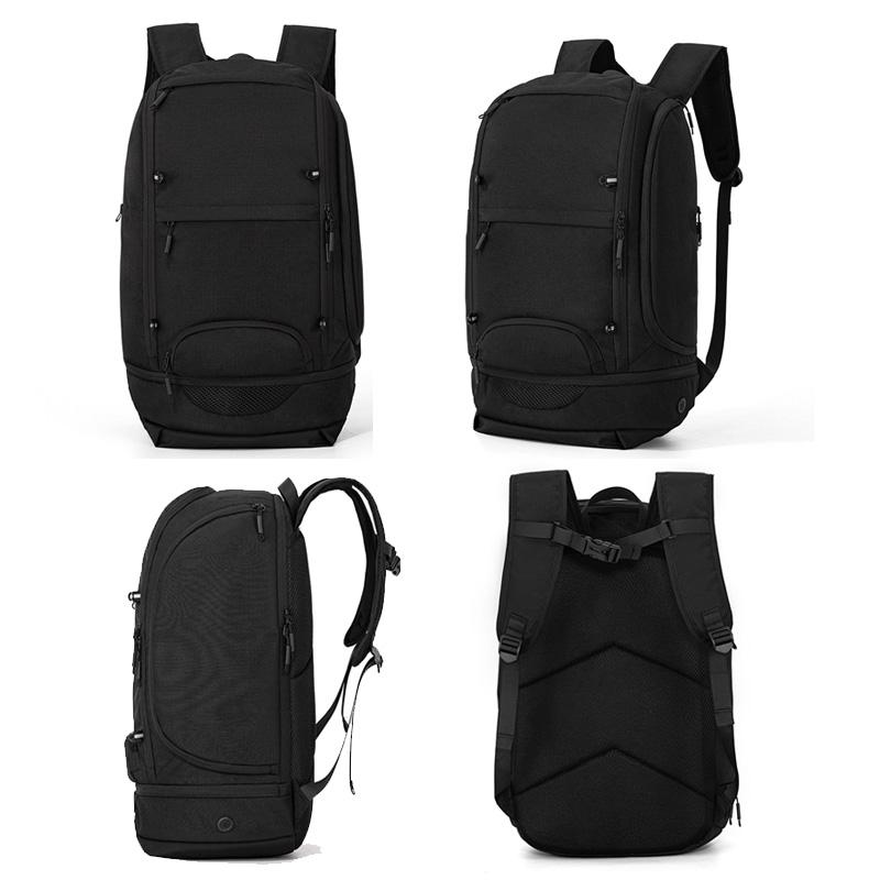 Soccer Basketball Backpack with Shoes Pack Football Volleyball Bag forTeenagers Adults Large Capacity Laptop Travel Schoolbag