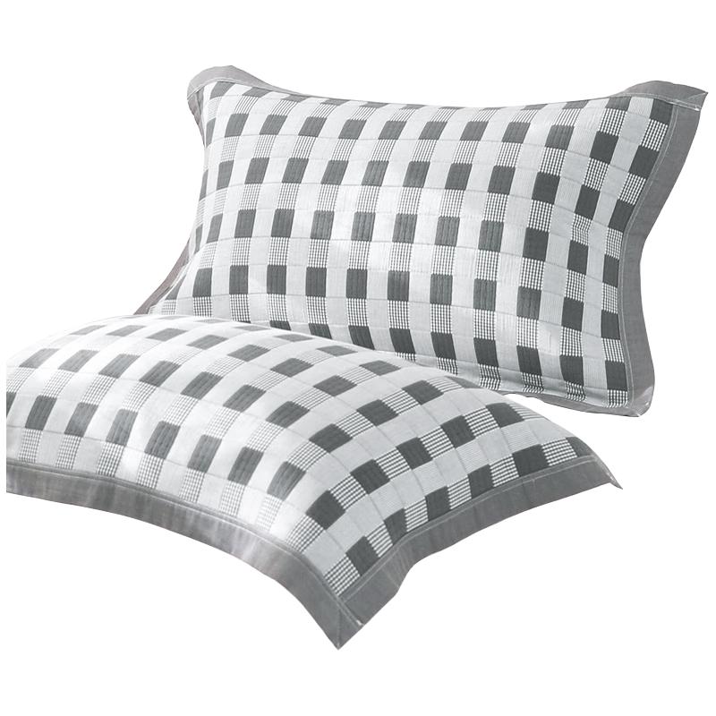 YuanShengHuo Premium Xinjiang Cotton Anti-Oil Sweat Pillow Towel Pair