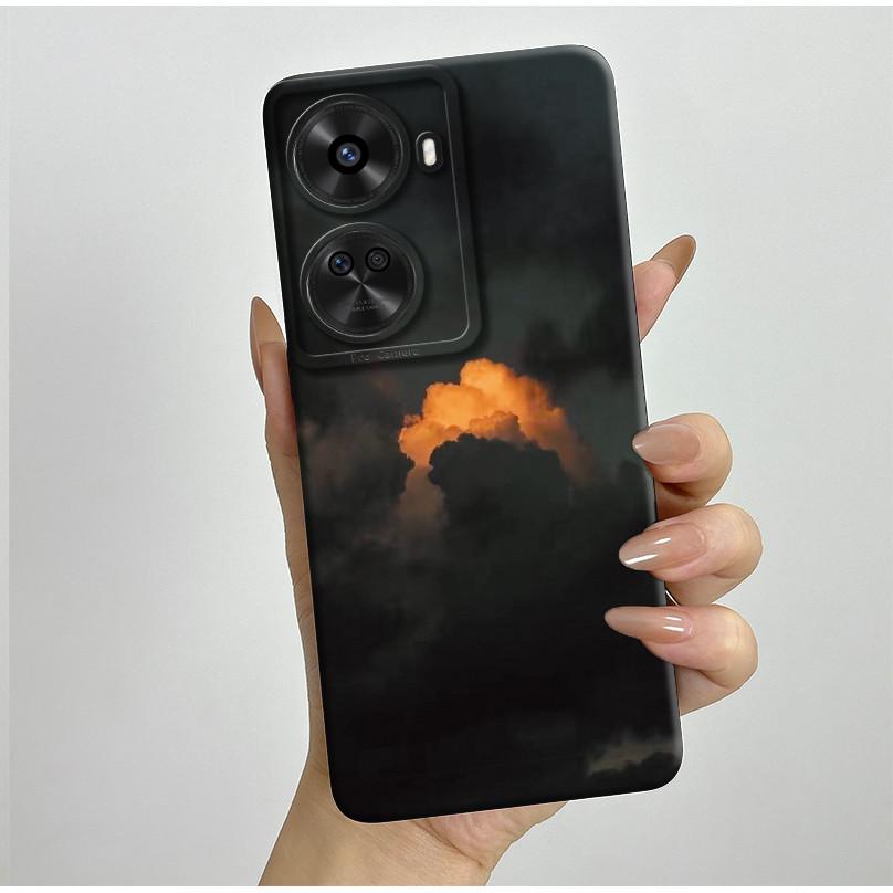 For Huawei Nova 12 SE Phone Case Nova 11 SE 12SE Fashion Soft Liquid Silicone Shockproof Protective Back Covers Anti Slip Fundas