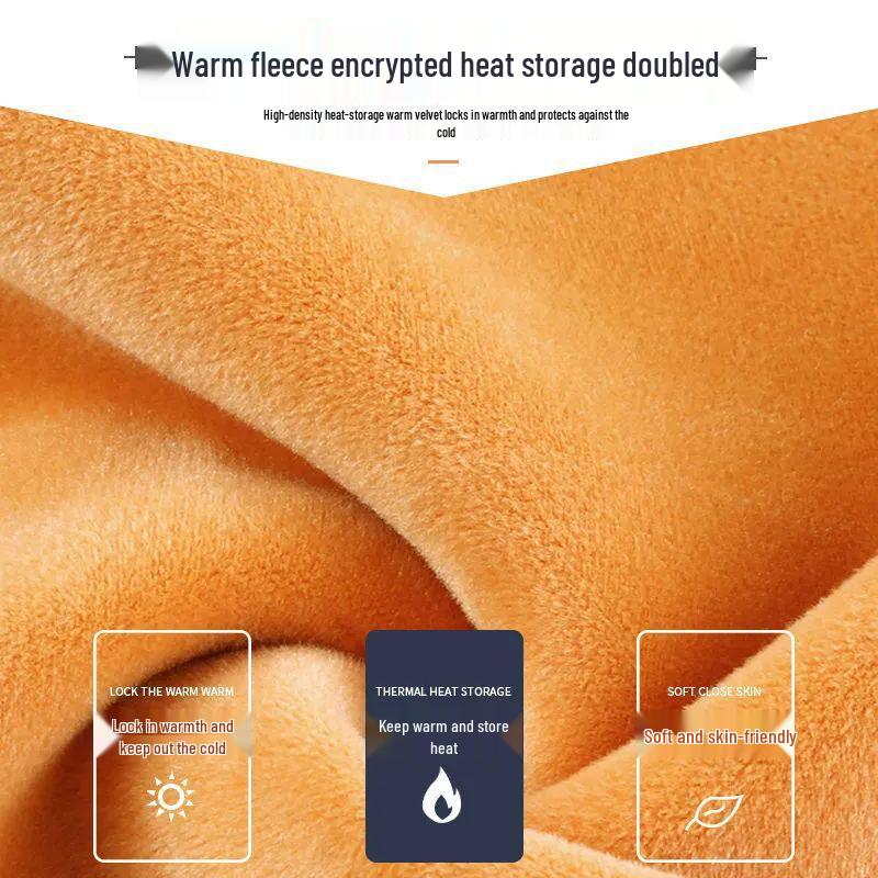 Men's Fleece-Lined Slim Fit Sleeveless Warm Vest Tank Top