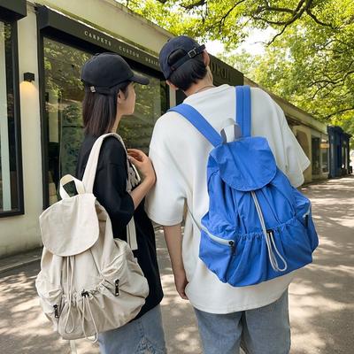 Sutraukiama kuprinė Moteriška kelioninė kuprinė studentams lengva mokyklinė vyriška didelės talpos kuprinė