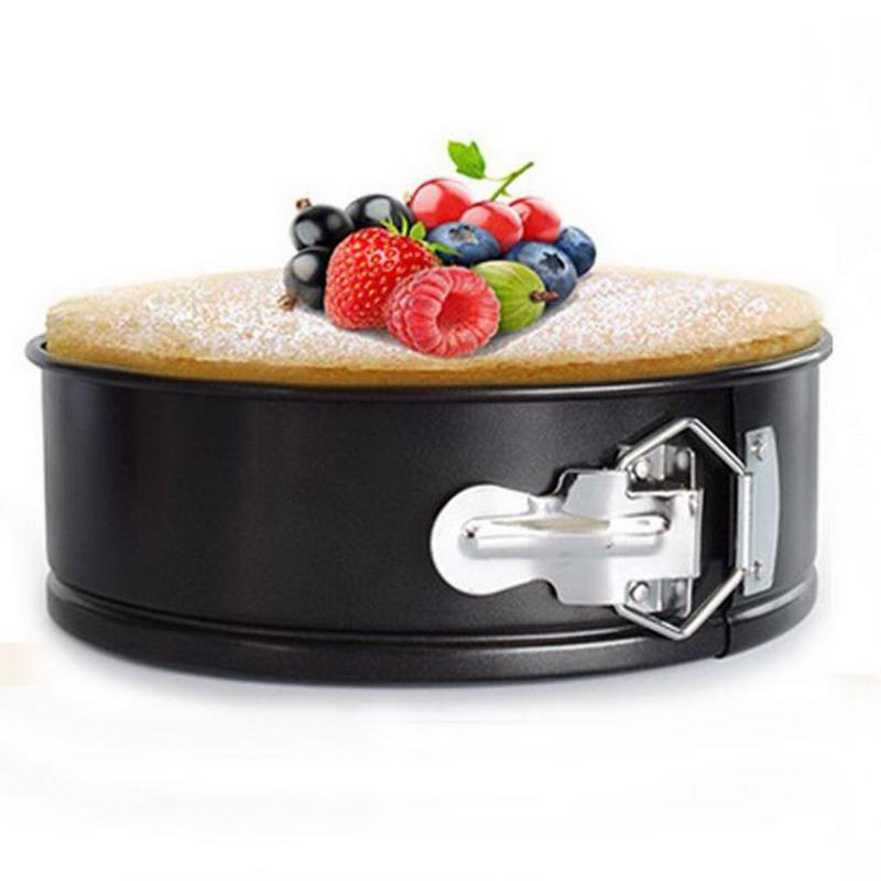 Snap-Lock Removable Bottom Cake Pan & 47-Piece Non-Stick Baking Set with Icing Nozzles