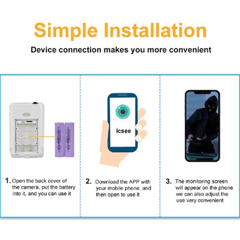 3MP Solar WIFI Camera Wireless CCTV Security Surveillance Camera Low Power IP66 Waterproof IP Camera with NightVision PIR Detect