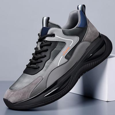 Mode Sport Plateauschuhe Sneakers für Männer Frühling Herbst Neue Laufschuhe Herren Leder Casual Herrenschuhe Zapatos De Hombre