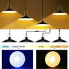 Solar-Pendelleuchte für den Außenbereich, wasserdichte LED-Lampe, Doppelkopf-Kronleuchter-Dekorationen mit Fernbedienung für den Innenbereich, Schuppen, Scheune