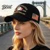 Retro Patriotic Cap Baseball Cap Vintage Worn Style Washed Denim Hat 250th Anniversary Veterans Day Hat 1776-2026 Embroidered Dad Adjustable